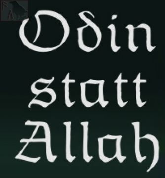 Odin statt Allah (Autoaufkleber)