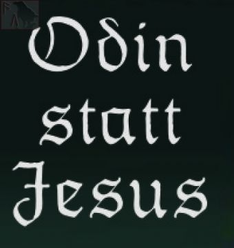 Odin statt Jesus (Autoaufkleber)