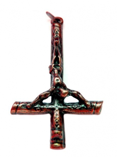 Inverted Cross Altbronze (Kettenanhänger)