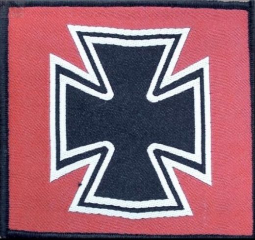 Eisernes Kreuz rot/schwarz (Patch)