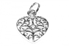 Mirja - Celtic heart (Pendant in silver)