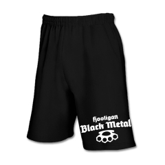 Hooligan Black Metal Shorts